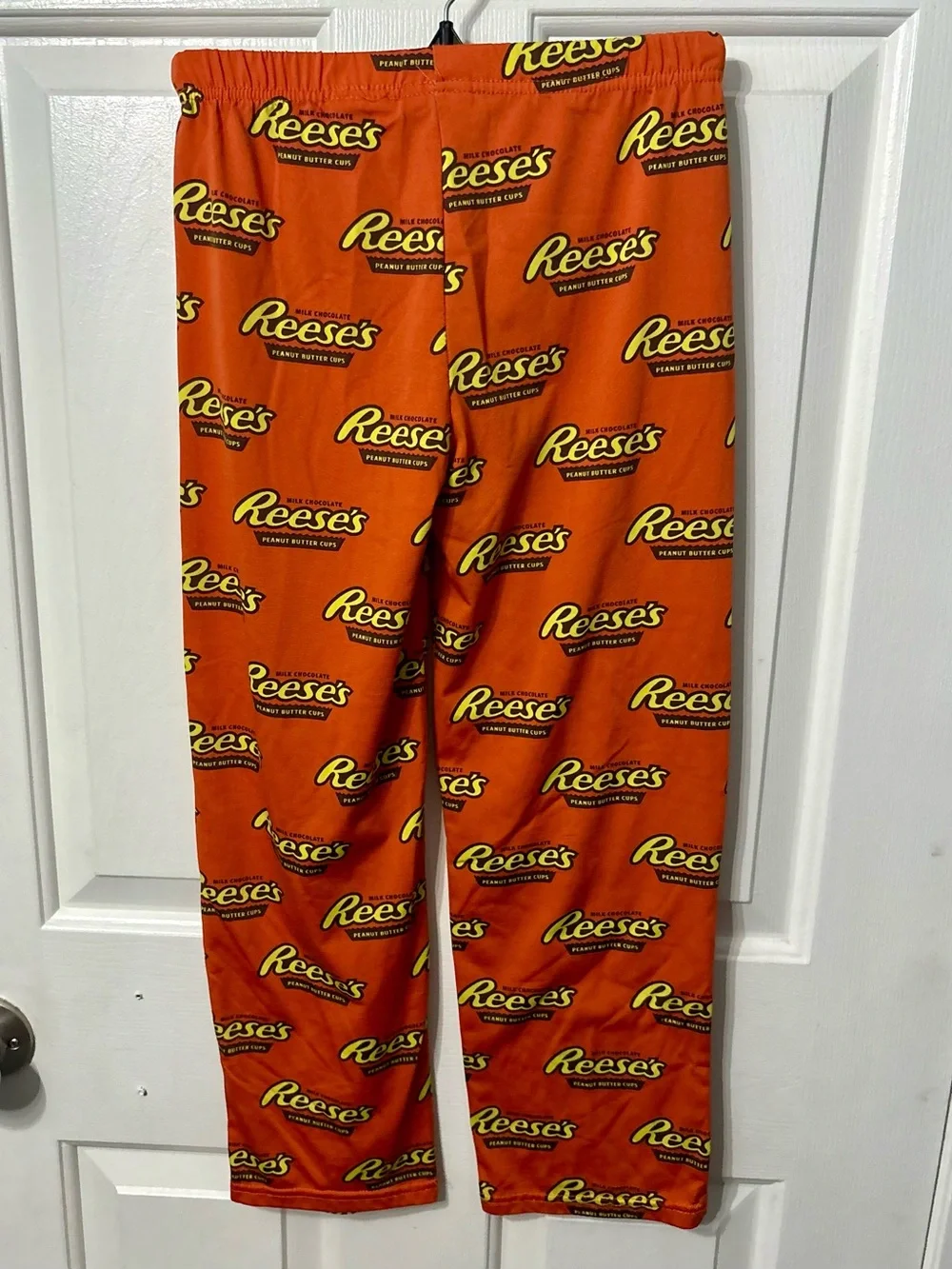 Kids Orange Logo Leggings